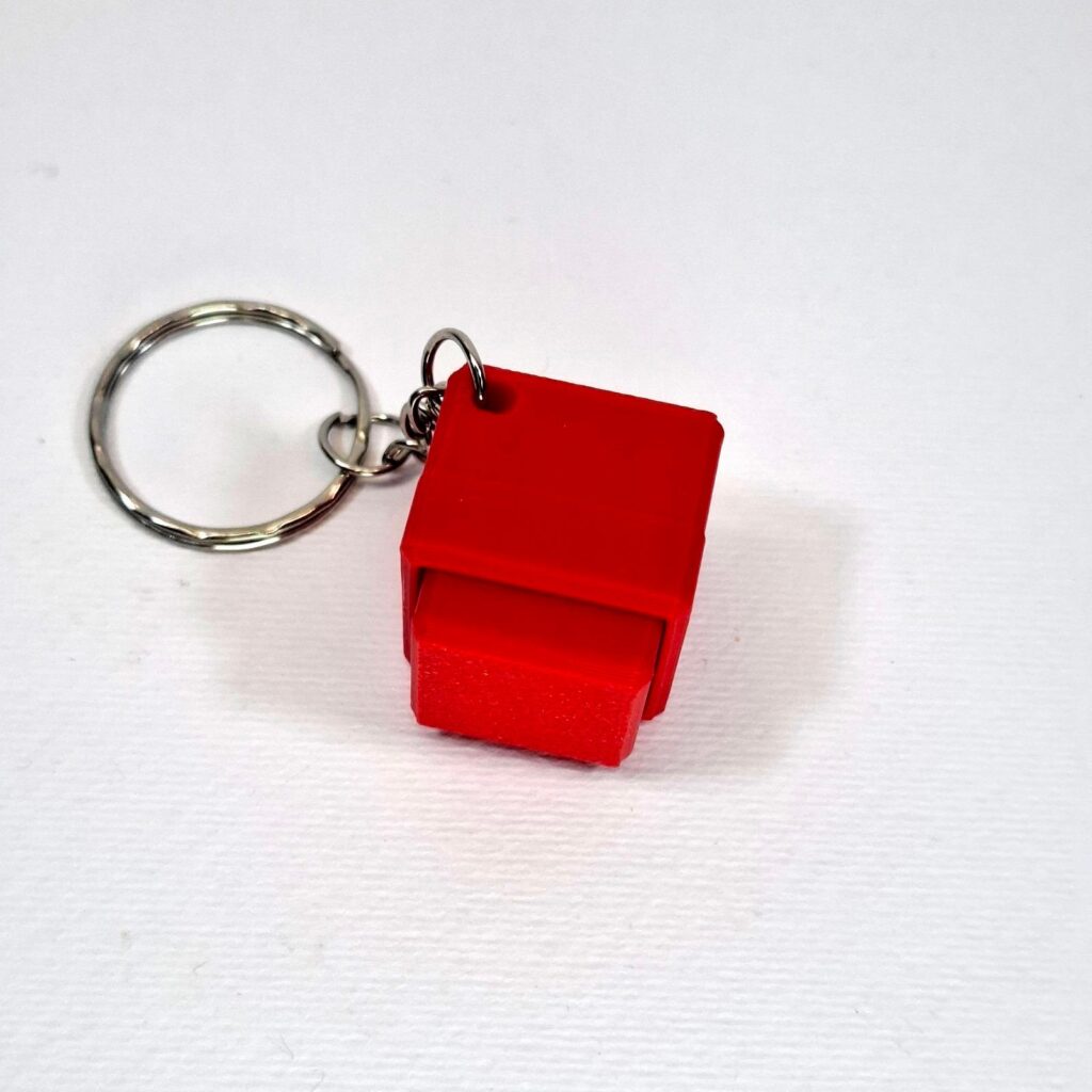 Μπρελόκ "Fidget Clicker" 3D Printed - Μηχανικό Keychain