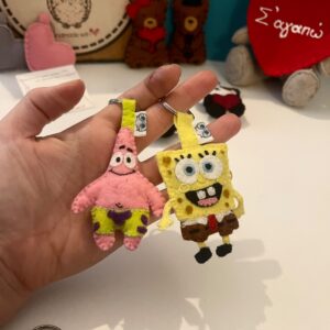 SpongeBob & Patrick – Χειροποίητο σετ μπρελόκ