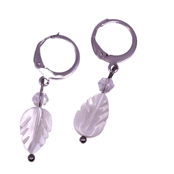 Σκουλαρίκια με φίλντισι και Swarovski - 3,5 εκ