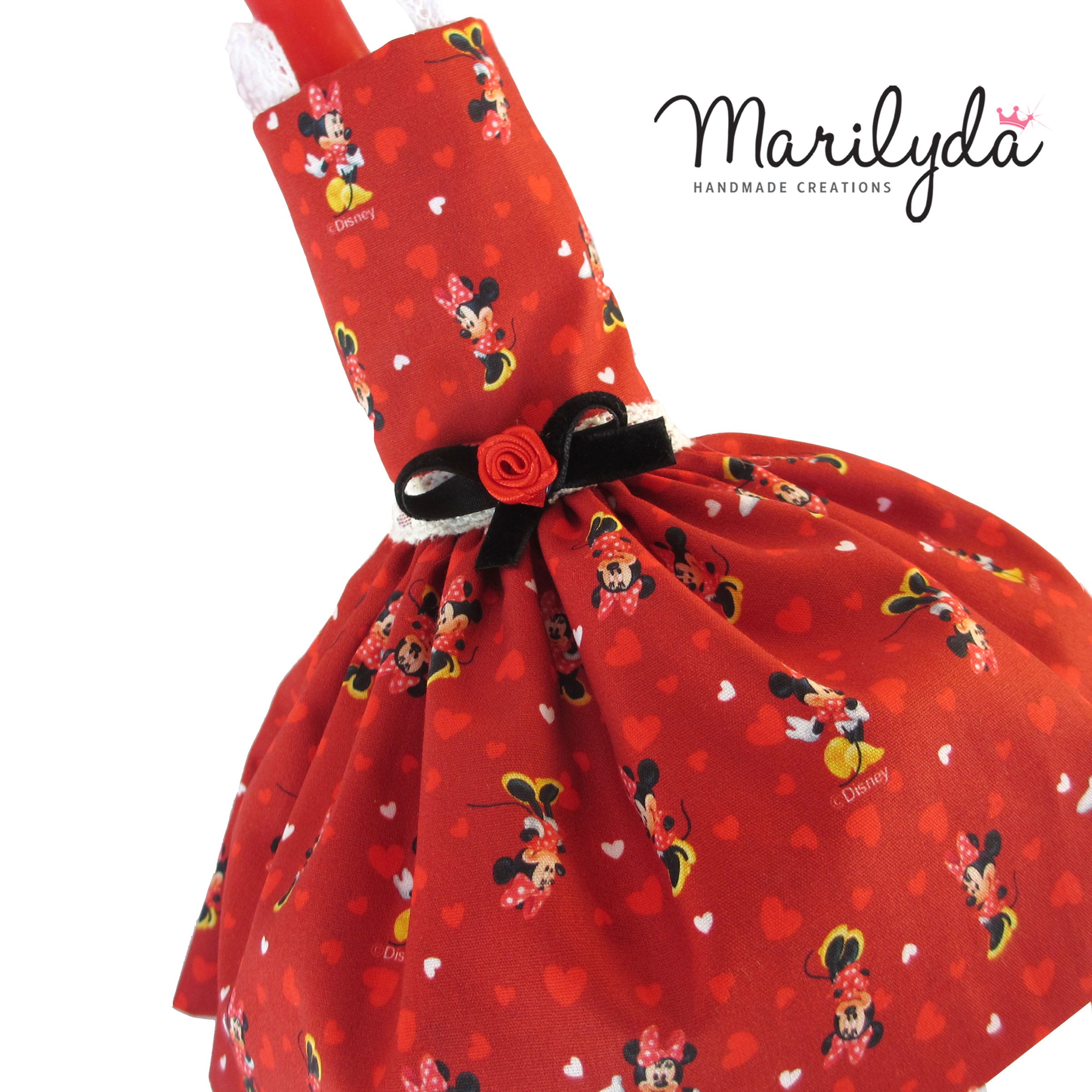 Λαμπάδα με φόρεμα "Minnie"
