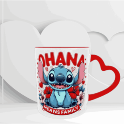 Κούπα Καρδιά Ohana Stitch- Άγιος Βαλεντίνος