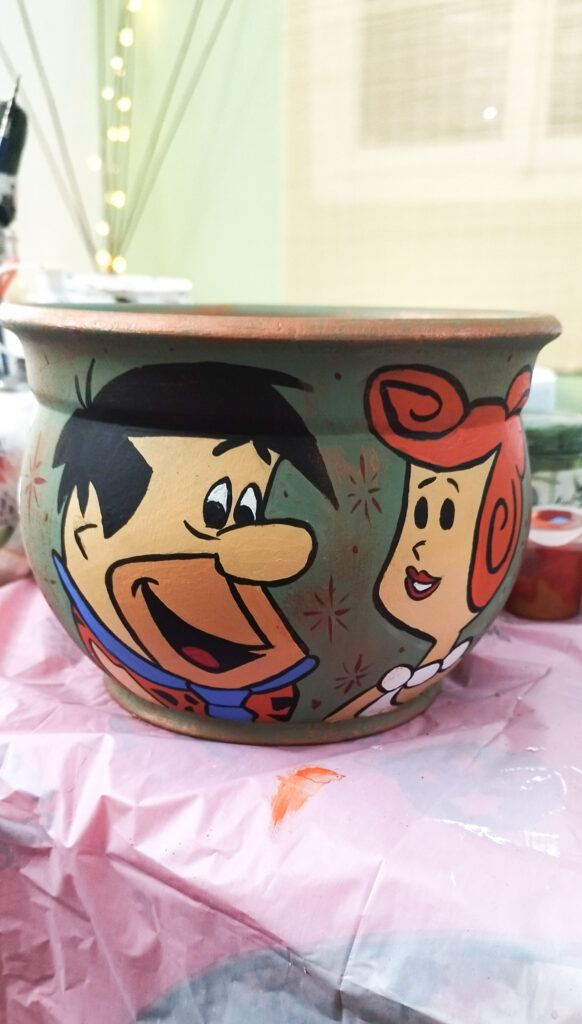 Γλαστρα flinstones