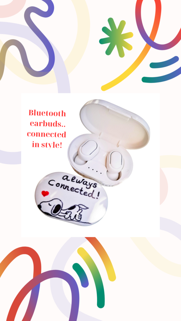 Bluetooth earbuds (always connected)