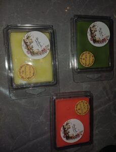 Wax melts mood cubes