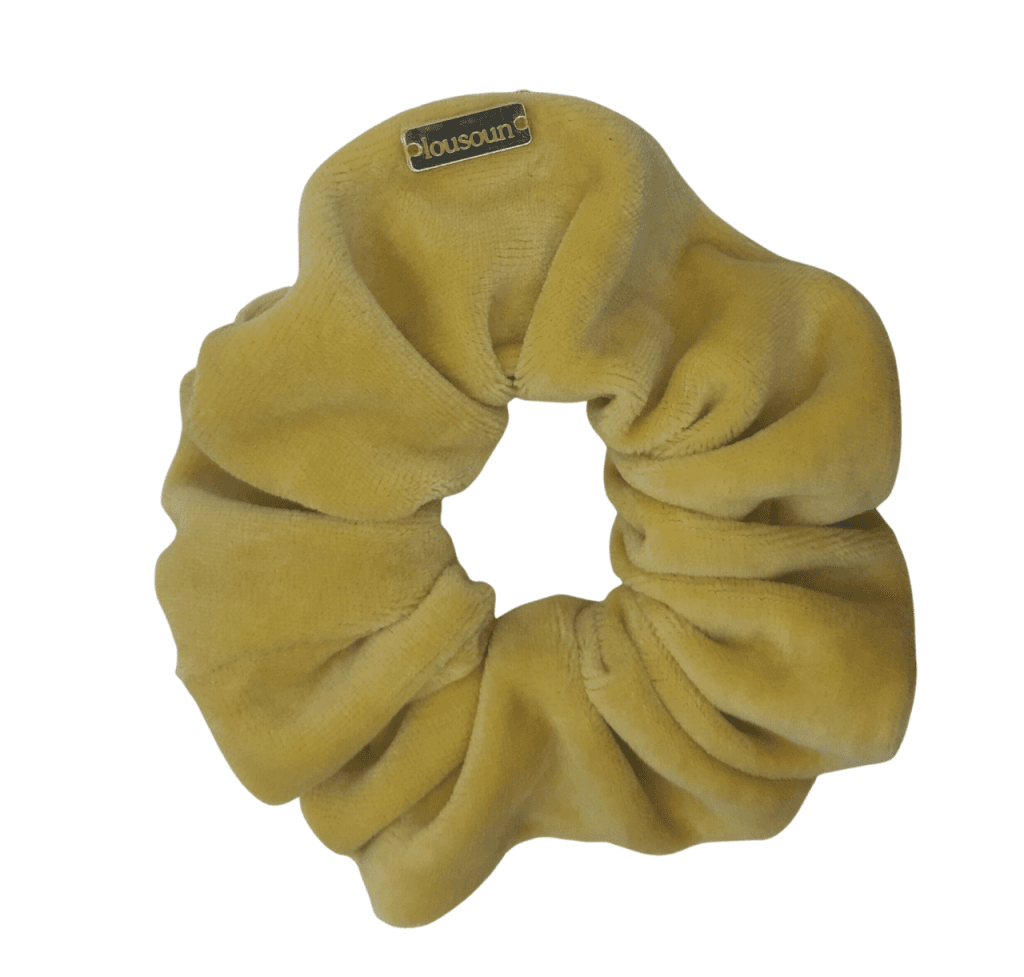 LOUSOUN scrunchie, χειροποίητο λαστιχάκι μαλλιών