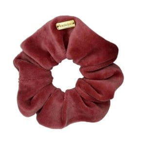 Lousoun scrunchie, χειροποίητο λαστιχάκι μαλλιών