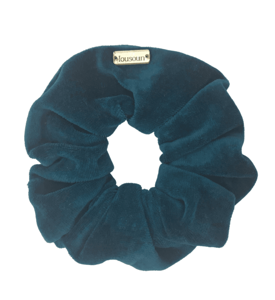 LOUSOUN scrunchie, χειροποίητο λαστιχάκι μαλλιών