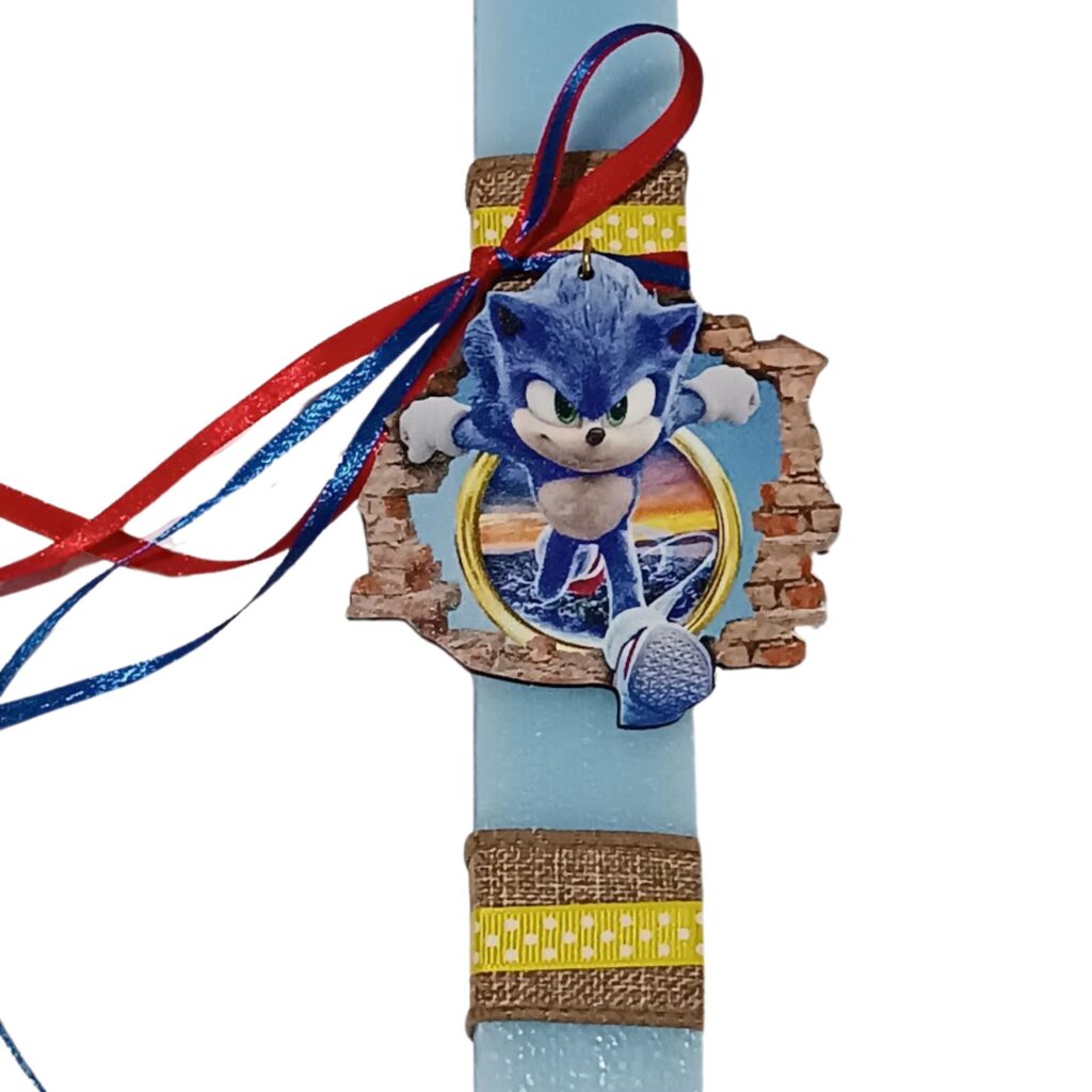 Πασχαλινή λαμπάδα Sonic