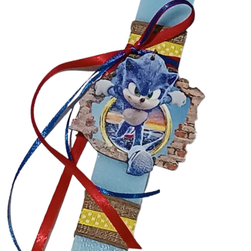 Πασχαλινή λαμπάδα Sonic