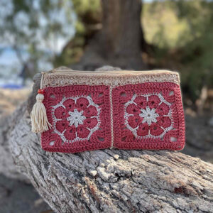 Terracotta Bloom Pouch
