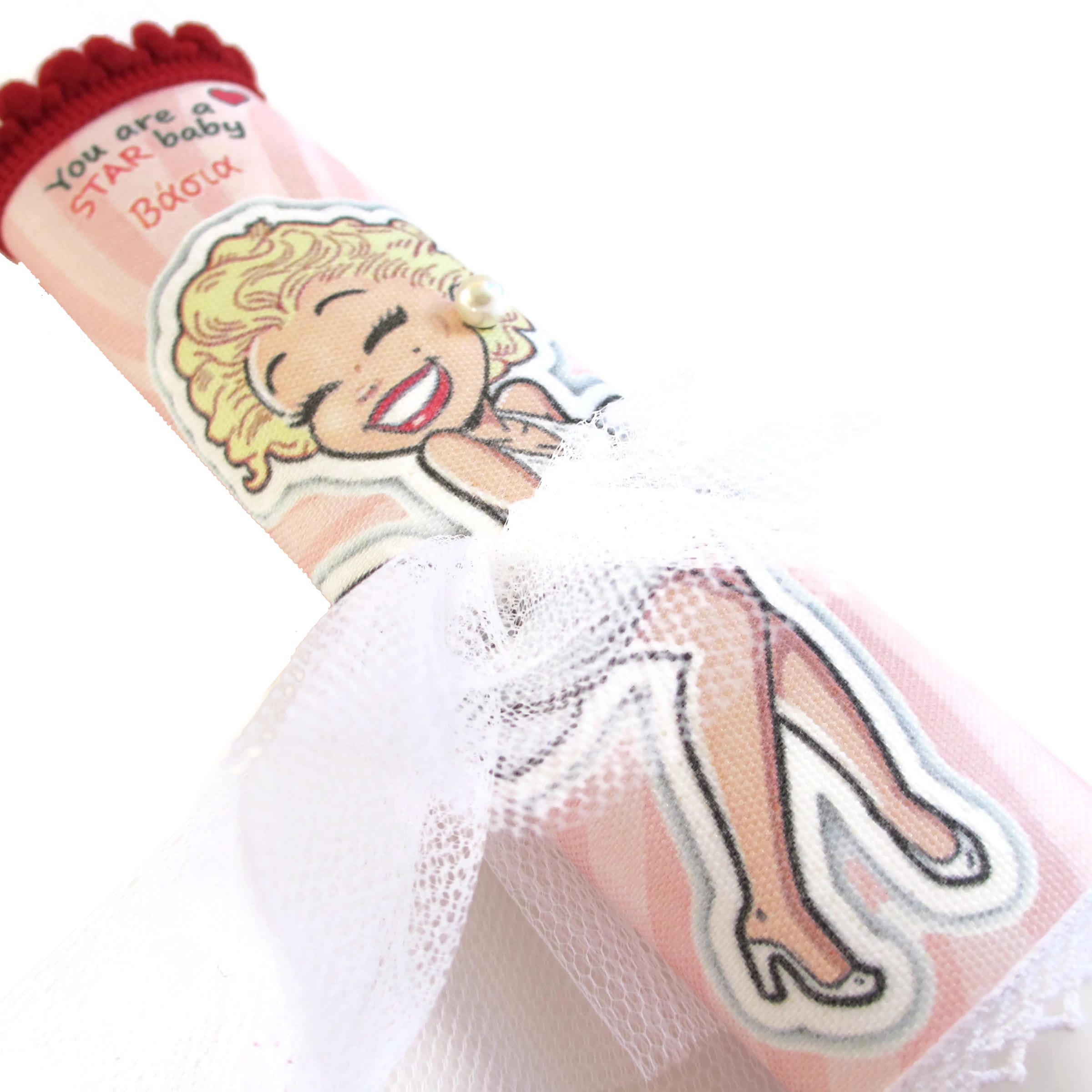 Λαμπάδα “Marilyn” με όνομα και φορεματάκι