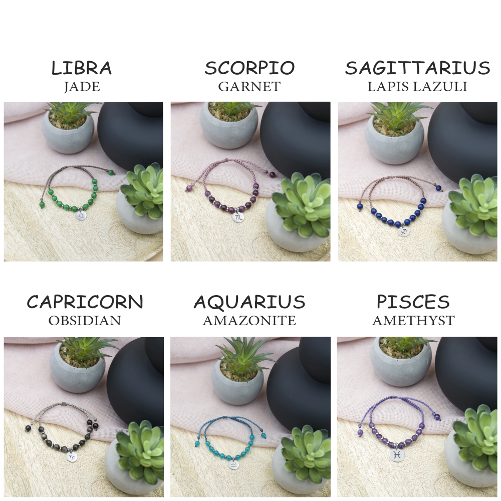 Βραχιόλι για το ζώδιο Ζυγός με Νεφρίτη (Jade)