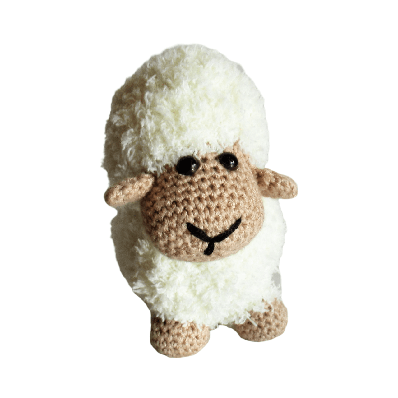 Πλεκτό χειροποίητο προβατάκι (amigurumi)