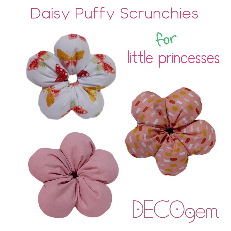 Παιδικό Daisy Puffy Scrunchie