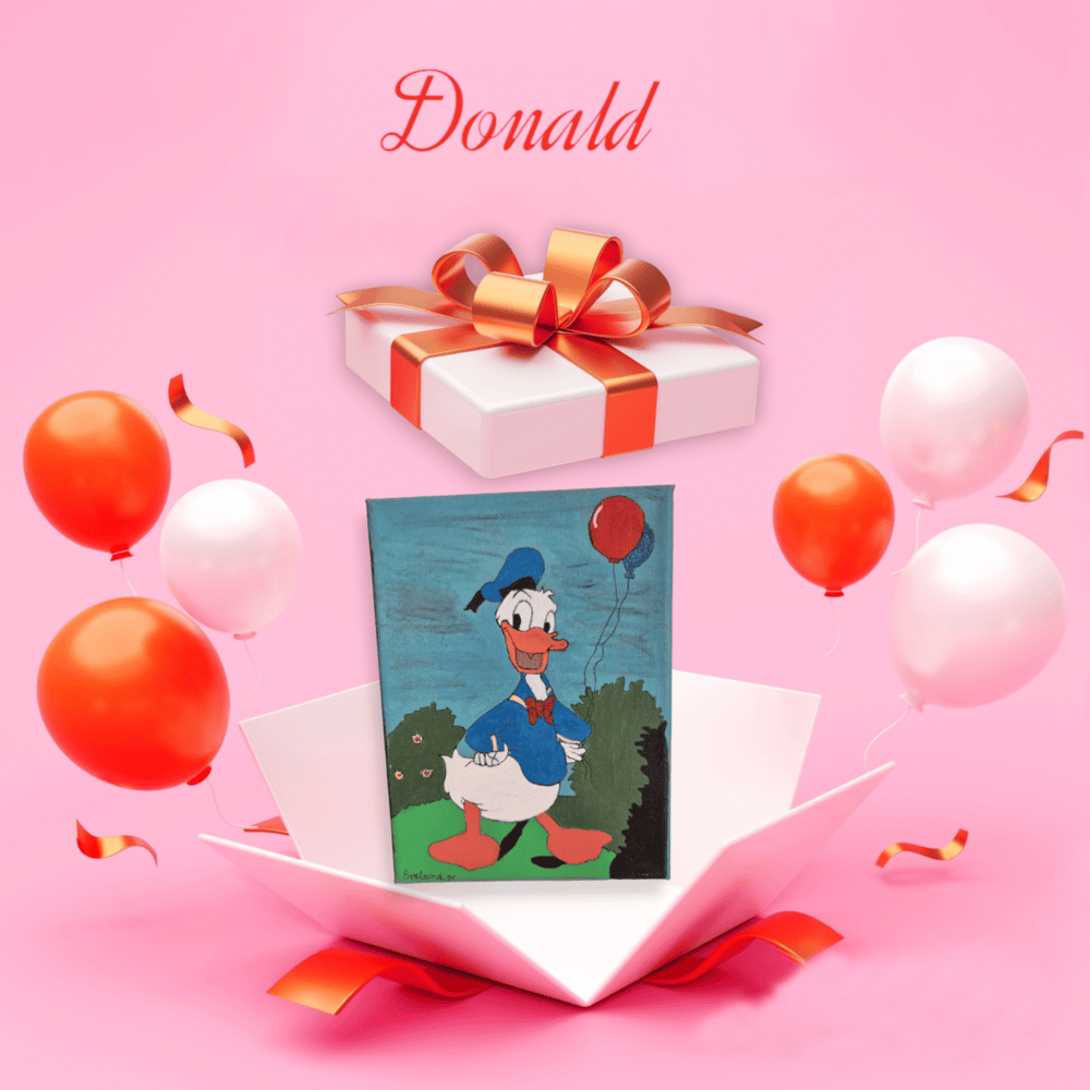Καμβάς Donald 23,5 x 17,5cm.