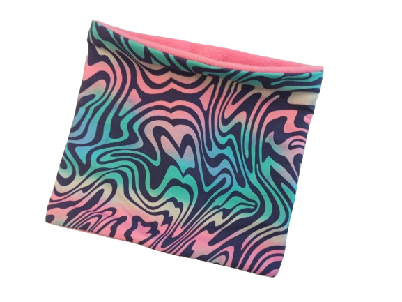 Λαιμός παιδικός fleece/neckwarmer, animal print.