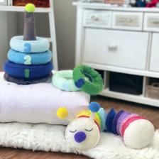 Rainbow Caterpillar – Χειροποίητο παιχνίδι από Felt