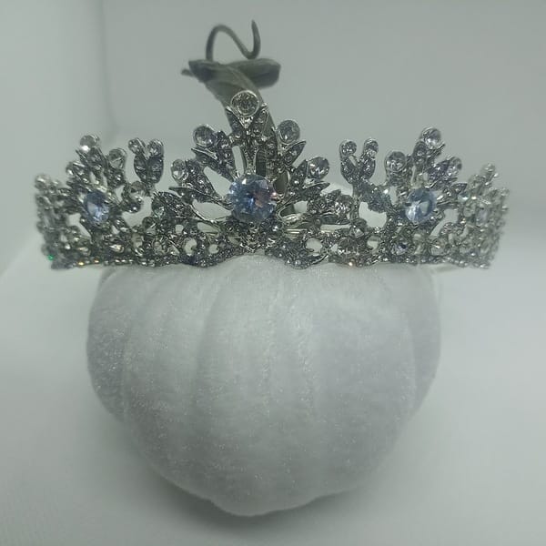 Νυφική Τιάρα Μαλλιών με strass ΚΕΙΤ