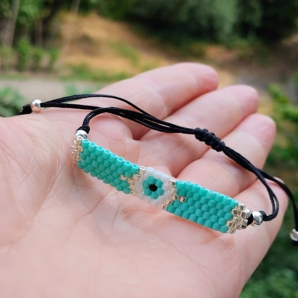 Boho Βραχιόλι Χεριού Γυναικείο με Μάτι