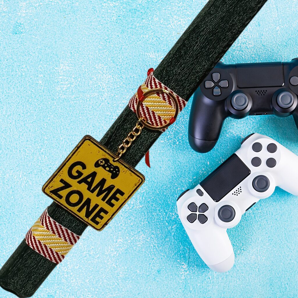 Πασχαλινή λαμπάδα με ξύλινο μπρελόκ Game Zone