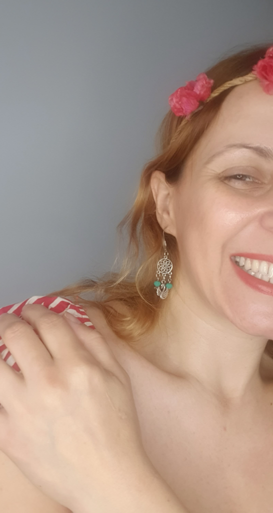 Lesedi / Χειροποίητα σκουλαρίκια με ονειροπαγίδα.