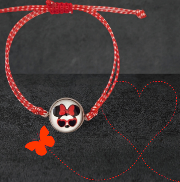 Παιδικό μαρτάκι με την minnie mouse .