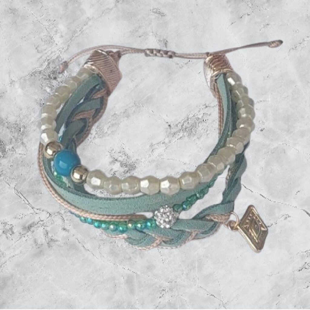 Πολύσειρο boho, handmade βεραμάν βραχιόλι.