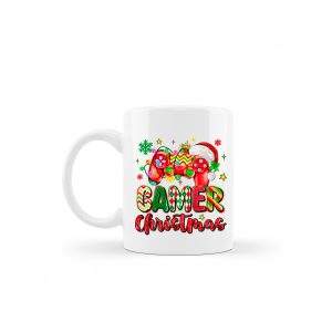 Κεραμική κούπα Christmas gamer με αφιέρωση
