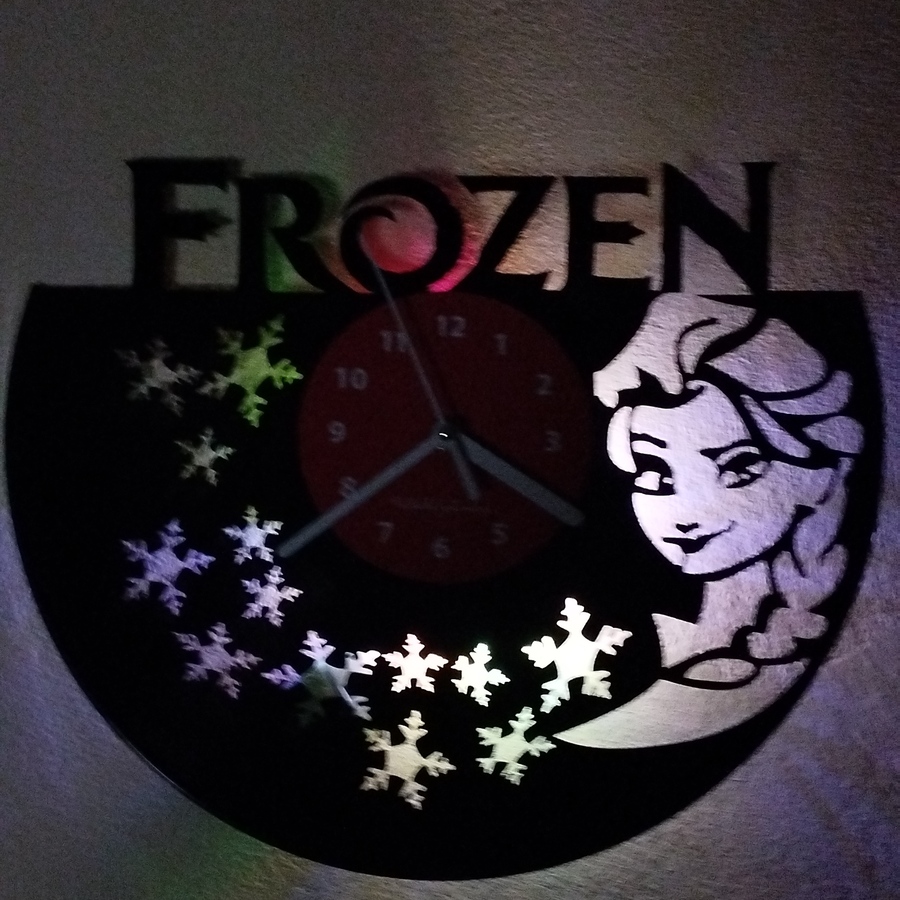 Ρολόι τοίχου από Βινύλιο - FROZEN