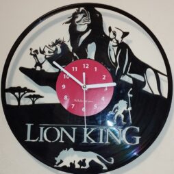 Ρολόι τοίχου από Βινύλιο - LION KING