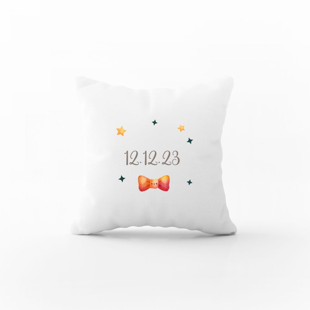 Μαξιλάρι my first Christmas με αφιέρωση