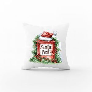 Μαξιλάρι Santa post με αφιέρωση