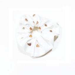 Scrunchie - Λαστιχάκι μαλλιών | Χρυσές καρδιές