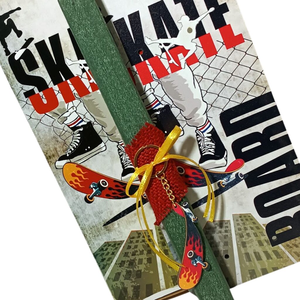 Πασχαλινή λαμπάδα skate