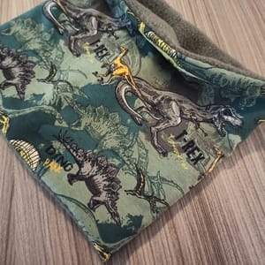 Λαιμός παιδικός fleece-neck warmer, δεινόσαυροι.