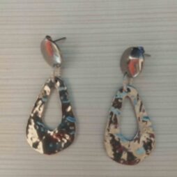 Ατσάλινα σκουλαρίκια metalize earings