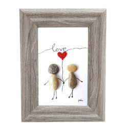 Κάδρο με παράσταση ζευγάρι "Love"