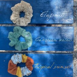 Σετ χειροποίητα scrunchies Summer Memories