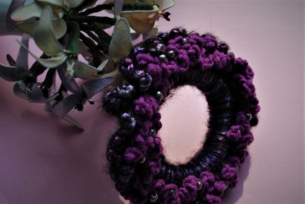 Χειροποίητο scrunchie για τα μαλλιά