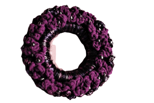 Χειροποίητο scrunchie για τα μαλλιά