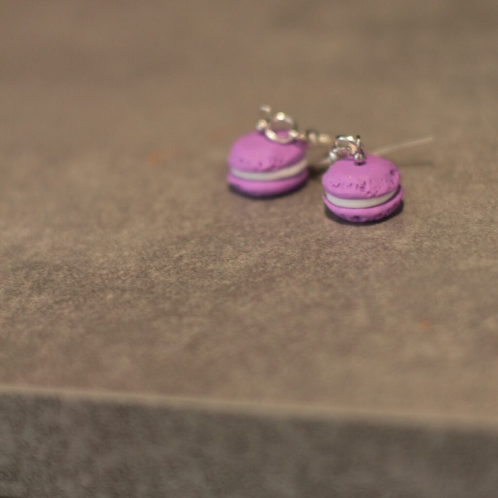 Macaron μινιατούρες σκουλαρίκια
